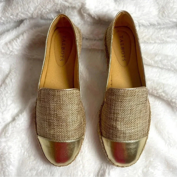 Talbots Izzy Espadrille Flats - Linen - Size 6.5M - Picture 1 of 8